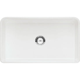 Cerana II 33" Single Bowl Fireclay Reversible Apron Front Kitchen Sink