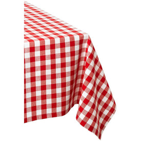 DII Red/White Checkers 120" x 60" Tablecloth