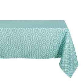 DII Aqua Diamond Outdoor 84" x 60" Table Cloth