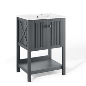 Steam 24" Single Bathroom Vanity with Top