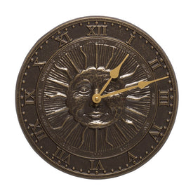 Sunface Clock - French Bronze