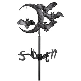 Halloween Bat Garden Weathervane - Black