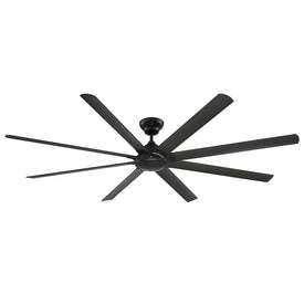 Hydra 96" Eight-Blade Indoor/Outdoor Smart Ceiling Fan with 2700K LED Light Kit and Wall Control