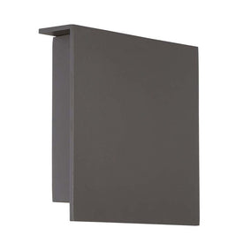 Square Single-Light 10" LED Outdoor Wall-Mount Lighting Fixture 3000K