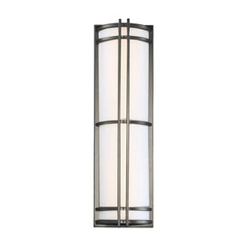 Skyscraper Single-Light 27" LED Outdoor Wall-Mount Lighting Fixture 3000K