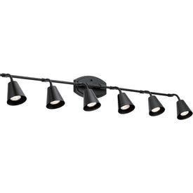 Sylvia Six-Light Rail Lighting Fixture