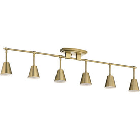 Sylvia Six-Light Rail Lighting Fixture