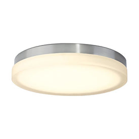 Slice Single-Light 15" LED Round Flush Mount Ceiling Fixture 3000K