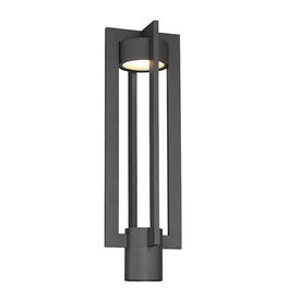 Chamber Single-Light 20" LED Outdoor Post Light 3000K