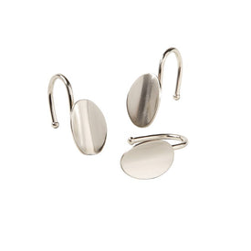Loop Shower Curtain Hooks 12-Pack