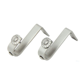 Ceiling Bracket Pair for 13/16" Rod - Satin Nickel
