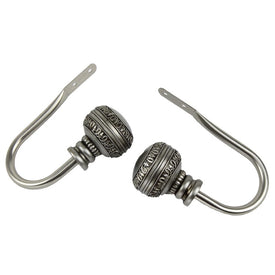 Margo Holdback Pair - Satin Nickel