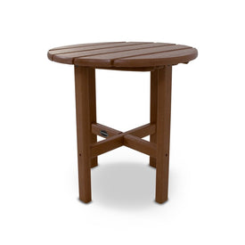 Round 18" Side Table - Teak