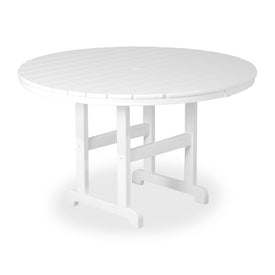 Round 48" Dining Table - White