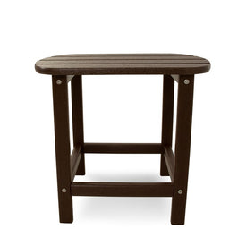 South Beach 18" Side Table - Mahogany