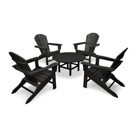 South Beach Five-Piece Conversation Group - Black