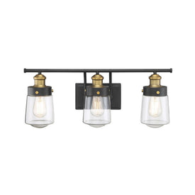Macauley With Three-Light Bathroom Vanity Fixture