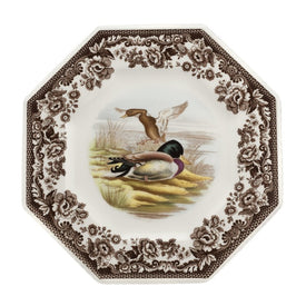 Spode Woodland 9.5" Octagonal Plate - Mallard