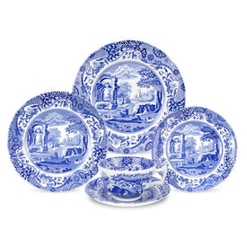 Spode Blue Italian Five-piece Place Setting