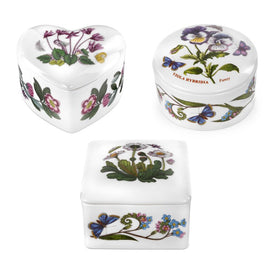 Botanic Garden Covered Boxes Set of 3