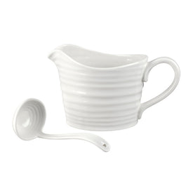 Sophie Conran Mini Sauce Jug and Ladle Set - White