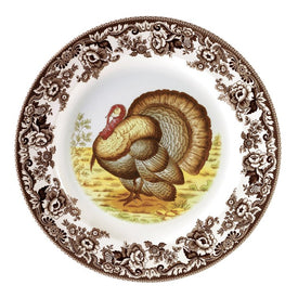 Spode Woodland 10.5" Dinner Plate - Turkey