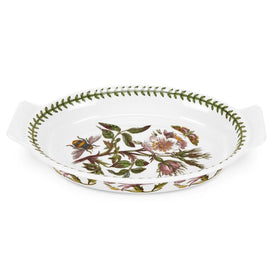 Botanic Garden Medium Oval Gratin Dish - Dog Rose