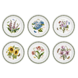 Botanic Garden Dinner Plates Set of 6 - Assorted Motifs