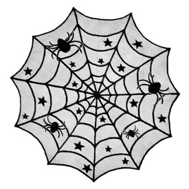 Halloween Lace Table Topper 40 Round