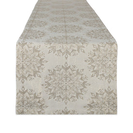 Winter Sparkle Jacquard 14" x 72" Table Runner