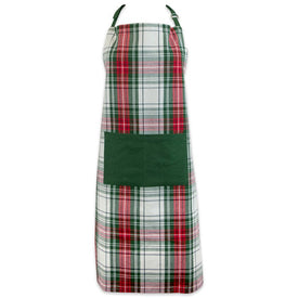 Christmas Plaid Chef Apron