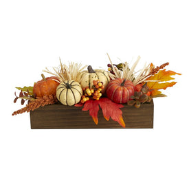16" Harvest Pumpkin Arrangement