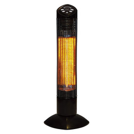 Freestanding Oscillating Infrared Electric Outdoor Heater with Remote