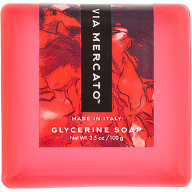 Via Mercato Bella Glycerin Soap 100G - Sour Cherries & Pomegranate