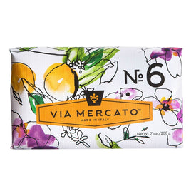 Via Mercato Bar Soap No. 6 - Fig, Orange Blossom & Cedarwood