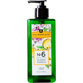 Via Mercato Liquid Hand Soap No 6 - Fig, Orange Blossom & Cedarwood