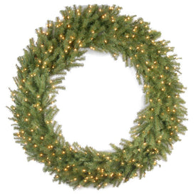 60" Norwood Fir Wreath with 300 Clear Lights - OPEN BOX