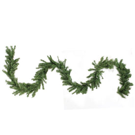 100' x 14" Commercial Length Canadian Pine Artificial Christmas Garland - Unlit - OPEN BOX
