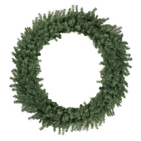 72" Green Canadian Pine Artificial Christmas Wreath - Unlit - OPEN BOX