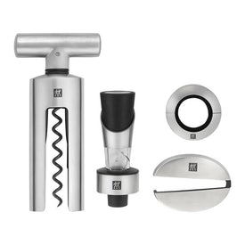 Sommelier 4-Piece Stainless Steel Wine Opener/Tool Set