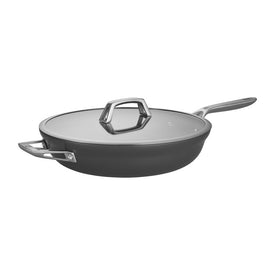 Motion 5-Quart Hard Anodized Nonstick Aluminum Frying Pan with Lid