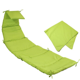 Hanging Lounge Chair Replacement Cushion and Umbrella - Apple Green