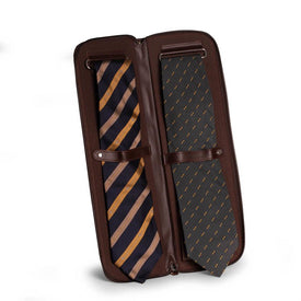 James Leather Tie Case