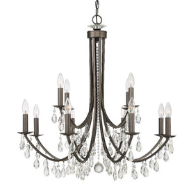 Bridgehampton Twelve-Light Two-Tier Chandelier