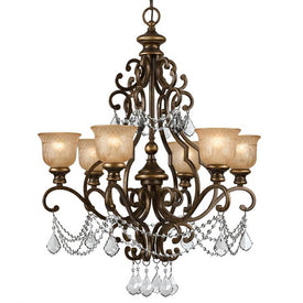 Norwalk Six-Light Swarovski Strass Chandelier