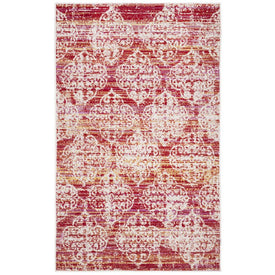 Montage 4' x 6' Indoor/Outdoor Woven Area Rug - Pink/Multi