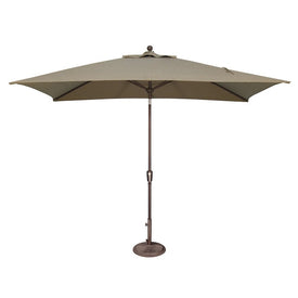 Catalina 6.6' x 10' Rectangular Push Button Tilt Umbrella