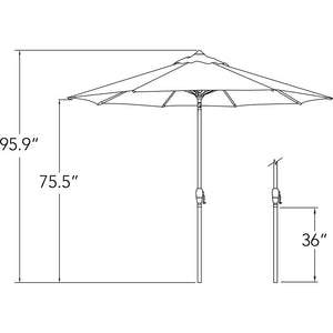 SSUM91-0900-D2402 Outdoor/Outdoor Shade/Patio Umbrellas