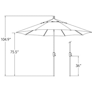 SSUM92-1100-D3474 Outdoor/Outdoor Shade/Patio Umbrellas