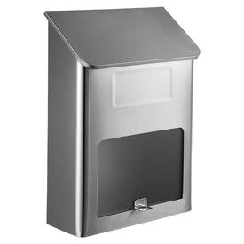 Metros Stainless Steel Mailbox with Window